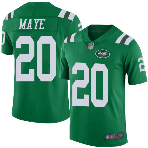 New York Jets Limited Green Youth Marcus Maye Jersey NFL Football 20 Rush Vapor Untouchable